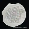 Acrílico Transparente Pó de Cebola Peachy Love Beads Pulseira DIY Feita à Mão Chaveiro para Pendurar no Carro Acessórios de Joias com Contas