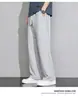 Pantalones Rectos Sueltos de Primavera y Verano Estilo Americano para Hombre Caídos de Color Sólido Moda Nuevos Casuales para Exteriores Protección Solar Pantalones Deportivos
