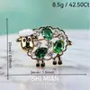 Colección de Año Nuevo 2026: Broche de Cordero del Zodiaco Dorado, un pasador elegante y con estilo para mujer, perfecto como accesorio o regalo de Año Nuevo