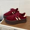 Zapatos de Entrenamiento Moral con Suela Gruesa Estilo Retro para Mujer 2025 Otoño e Invierno Nuevos Zapatos Deportivos y de Ocio Zapatos de Plataforma