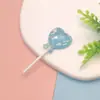 Nuevo Juguete de Comida Artificial Cielo Estrellado de Lentejuelas Paleta Dulce Accesorios de Resina DIY Material Hecho a Mano Llavero Accesorios Decorativos