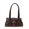2026 Nova Moda Bolsa Feminina Personalidade Simples Bolsa de Ombro Moda Bolsa de Ombro Casual Estilo Relaxado Bolsa de Mão Chique