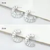 Pendientes de Lujo de Gama Alta con Forma de C Transfronterizos Europeos y Americanos Accesibles para Mujer Estilo Ins Celebridad de Internet Diseño de Gama Alta Asimétricos Versátiles