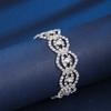 Lujo Accesible Europeo y Americano Moda Elegante Nueva Joyería para Novias Pulsera de Pedrería Accesorios para Cena de Boda Diamante