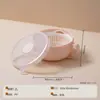 Nuevo Horno de Microondas Set Especial Tazón Taza Palillos Tenedor Cuchara Vajilla Infantil para Estudiantes Juego de Tres Piezas Mayoreo