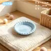 Cuenco Cerámico para Mascotas con Forma de Concha de Macarrón, Cuenco para Gatos para Prevenir Acné Felino, Protección del Cuello, Cuenco Inclinado para Comida, Cuenco para Agua, Cuenco para Perros de Alta Estética