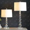 Lámpara de Mesa de Cristal Americana Lámpara de Mesita de Noche para Dormitorio Lámpara de Mesa Creativa Simple Nórdica Moderna Americana 200