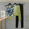 Ropa Deportiva a Prueba de Golpes con Espalda en I para Mujer, Conjunto de Ropa Deportiva de Color Contrastante y Espalda Bonita para Correr y Yoga, Dos Piezas Estilo Nuevo