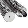 Elemento de Filtro de Fieltro Sinterizado de Acero Inoxidable 316L, Elemento de Filtro de Fieltro Sinterizado de Fibra Metálica, Elemento de Filtro de Fieltro Fundido Plegado 50*750, 10Um