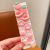 Diadema de Pulgar para Niños Súper Linda de Dibujos Animados para Cabeza Pequeña de Bebé para Atar Mechones Pequeños Sin Dañar el Cabello Banda Elástica Diadema para el Cabello de Niños