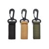 Hebilla colgante de cinta giratoria 360 grados hebilla de cinturón táctico para exteriores mosquetón de plástico y acero de enganche rápido llavero de mochila para exteriores