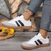 Nuevos Zapatos Planos Estilo Coreano, Tenis Casuales de Moda, Versátiles Zapatos Blancos para Pareja