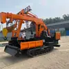 Guindaste Montado em Caminhão Agrícola Pequeno Como Veículo Agrícola Guindaste de Adaptação Caminhão com Tração nas Quatro Rodas Guindaste Montado em Caminhão