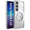 Adequado para Capa de Celular Sony Xperia1 Viii Oitava Geração 10Vii Tick-Tock 360 Suporte Capa Protetora Magnética Sem Fio