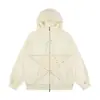 Moletom Patchwork Estrela de Cinco Pontas Laranja Masculino Tendência High Street Personalidade Nicho Senso de Design Jaqueta com Zíper Duplo