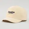 Boné Baseball de Lã Bordado com Letras de Aba Curta, Roupa de Trabalho da Moda para Mulheres, Chapéu Bico de Pato Casual Versátil com Top Macio Personalizado