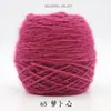 Grande Bola de Fio de Veludo de Esquilo com Fio de Seda Brilhante para Tricô à Mão, Cachecol, Chapéu, Xale de Mohair de Espessura Média Venda Direta Tricô à Mão