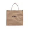 Venta al por mayor transfronteriza de bolsos nuevos de moda, Bolsos de lino de gran capacidad estilo coreano para mujer, Bolsas de mano sencillas al por mayor