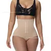 Pantaletas de control de abdomen de cintura alta de nueve filas transfronterizas para mujer, moldeador de abdomen delgado posparto sin costuras, pantalones moldeadores de cuerpo para levantar caderas