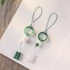 Bolso para teléfono móvil de ágata verde original Yuhuan, hecho a mano, creativo, antiguo, fresco y elegante, personalizado, para hombres y mujeres, con la buena suerte.