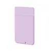 En Stock Soporte para Tarjetas de Teléfono de Silicona 3m Adhesivo Trasero Ranura para Tarjeta Estuche para Tarjetas de Teléfono Cartera de Tarjetas de Teléfono Conveniente para Viajes