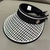 Sombrero de Protección Solar para Mujer 2026 Nuevo de Verano Ala Ancha Parte Superior Abierta Sombrero de Sol para Exteriores Protección UV Sombrero de Sol Hace que la Cara Parezca Más Pequeña y Moderno