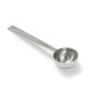 Colher de Sobremesa de Aço Inoxidável Estilosa para Restaurante Ocidental, Colher para Grãos de Café com Escala, Colher Medidora, Colher Redonda para Mexer