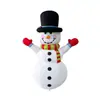 Fornecimento Exclusivo Transfronteiriço de Figuras Infláveis de Boneco de Neve LED Iluminado de Natal 1,8m para Decoração de Jardim de Férias