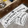 Alfombrilla de suelo para cocina estilo americano transfronteriza, juego de dos alfombrillas largas para uso doméstico, alfombrilla de cocina resistente a la suciedad y fácil de limpiar, hecha de terciopelo de cristal