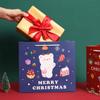 Bolsa de regalo navideña con dibujos animados, bolsa de regalo navideña de alta gama, bolsa para empaquetar bocadillos, galletas y dulces de manzana para Nochebuena.