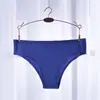 Venta directa de comercio exterior ropa interior bikini de una pieza sin costuras para mujer calzoncillos de algodón seda de hielo sexy Europa y Estados Unidos