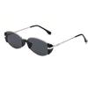 Gafas de sol Cat-Eye de Marco Delgado Estilo Coreano Irregulares Modernas Retro de Alta Gama Cuadradas para Adelgazar el Rostro