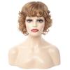 WW2-12 Tocados para Pelucas de Comercio Exterior Tocados para Cabello Corto de Mujer Tocados para Cabello Rizado de AliExpress