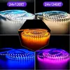 Tira de LED SMD 2835 Placa Desnuda 12V 24V con Adhesivo Trasero para Canal de Aluminio Interior Techo Luz Lineal Decorativa Alto Brillo