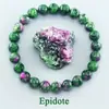 Pulsera Popular Transfronteriza Temu Xiyin Tk con Cuentas Hecha de Aventurina Verde Ojo de Tigre Pulsera Elástica Hecha a Mano