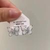 Pendientes de mariposa para mujer 2023 nuevos de moda elegantes para adelgazar la cara redonda de alta calidad decorativos de perla pendientes Mori cristal azul