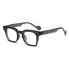 Gafas de Moda Retro de Montura Cuadrada sin Graduación para Hombres y Mujeres, Monturas de Alta Gama de Moda con Filtro de Luz Azul para Gafas de Lectura Transfronterizas con Graduación