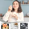 Amazon transfronterizo cuchara de acero inoxidable tenedor cuchara para fideos instantáneos vajilla para el hogar tenedor de postre tenedor para ensaladas tenedor para frutas tenedor para pasta