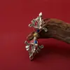 Nuevos Adornos Tibetanos Aleación Colgante Vajra Estilo Tibetano Adornos para Bolsa Coche Llavero
