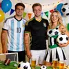 Nuevas Calcomanías de Tatuaje de Banderas del Mundial Transfronterizo Europeo y Americano 2026 para Eventos y Juegos Deportivos, Calcomanías Faciales de Maquillaje para Animación de Fans