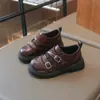 Zapatos de Cuero para Niños 2026 Colección Otoño Zapatos Casuales Retro Estudiante Zapatos de Rendimiento Estilo Británico para Niños Zapatos de Moda para Niños Pequeños