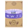 Amazon nuevo conjunto de pulsera de tarjeta WWJD cuerda de mano acero inoxidable marco de mano cruzado pulsera de amistad tejida tarjeta