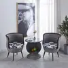 Mesas y Sillas de Mimbre para Ocio, Silla de Mimbre Creativa para Balcón Exterior y Juego de Mesa de Café, Muebles de Mimbre para Patio, Venta al por Mayor Directa de Fábrica