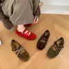 Zapatos Mary Jane de Ballet para Mujer 2026, Zapatos de Mujer con Correas Cruzadas y Hebilla, Zapatos Planos Bajos Individuales, Versátiles y Cómodos