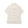 Comércio Exterior 2025 Nova Roupa Feminina Estilo Europeu e Americano Top com Design de Franjas Conjunto de Saia de Manga Curta para Mulheres