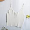 Amazon Estación Independiente Verano Nuevo Europeo y Americano Corto Sexy Crop Top Color Sólido Camisola Chica Picante