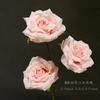 Rosa Jade Flor Artificial Rosa de Boda Flor Falsa Decoración de Guía de Camino para Salón de Bodas Flor Arreglo Floral para Sala de Estar Material Floral