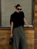 Suéter de punto de cachemir con cuello semi alto para mujer, estilo discreto, sofisticado y de 'dinero viejo' de LiHuiE Li Huiyue