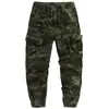 Comercio Exterior 2026 Nuevos Pantalones Cargo Camuflados Europeos y Americanos de Amazon para Hombre con Múltiples Bolsillos y Cremallera Estilo Militar Jogger