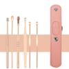 Juego de Cucharas para Limpiar Oídos de Acero Inoxidable Profesional Herramienta para Recoger Cera de Oído de Acero Inoxidable Hebilla Cuchara para Oídos Limpieza de Oídos